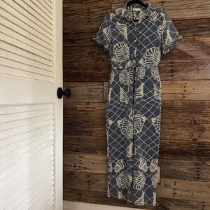 Little Lies Shell Button Up Jumpsuit